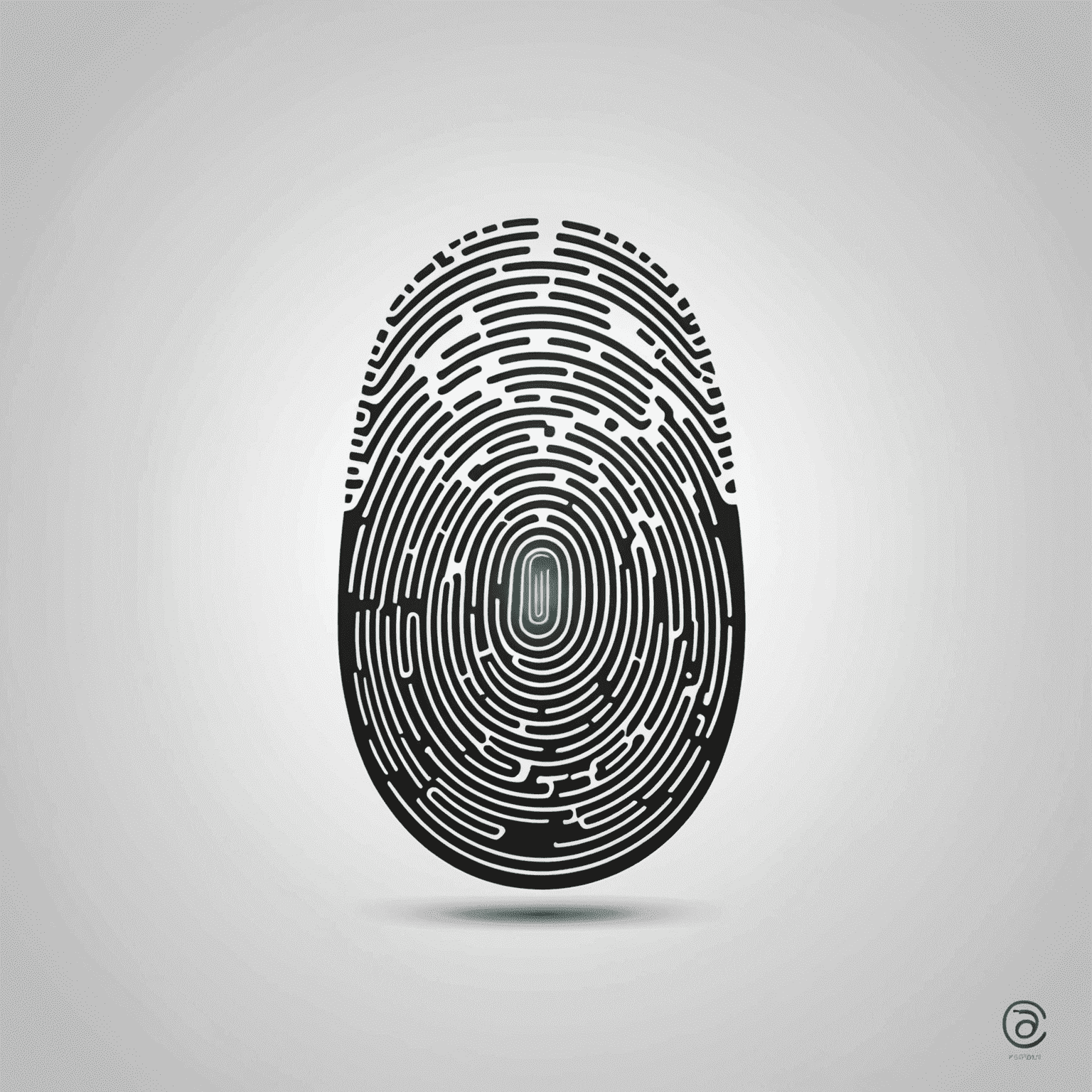 catsslapstoken logo - A modern, sleek design incorporating a stylized fingerprint and a digital circuit pattern, symbolizing the fusion of legal practice and technology