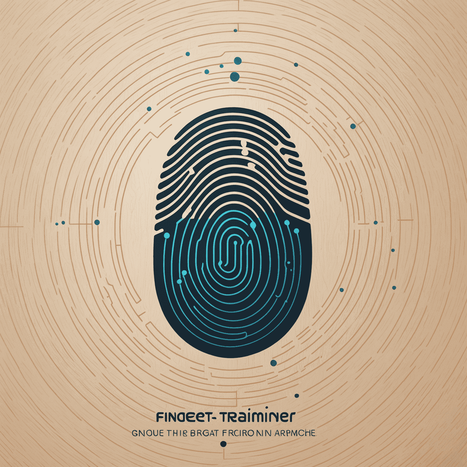 catsslapstoken logo - A modern, sleek design incorporating a stylized fingerprint and a digital circuit pattern, symbolizing the fusion of legal practice and technology