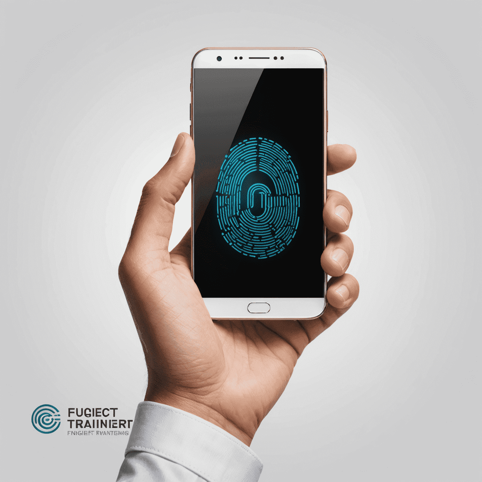 catsslapstoken logo - A modern, sleek design incorporating a stylized fingerprint and a digital circuit pattern, symbolizing the fusion of legal practice and technology