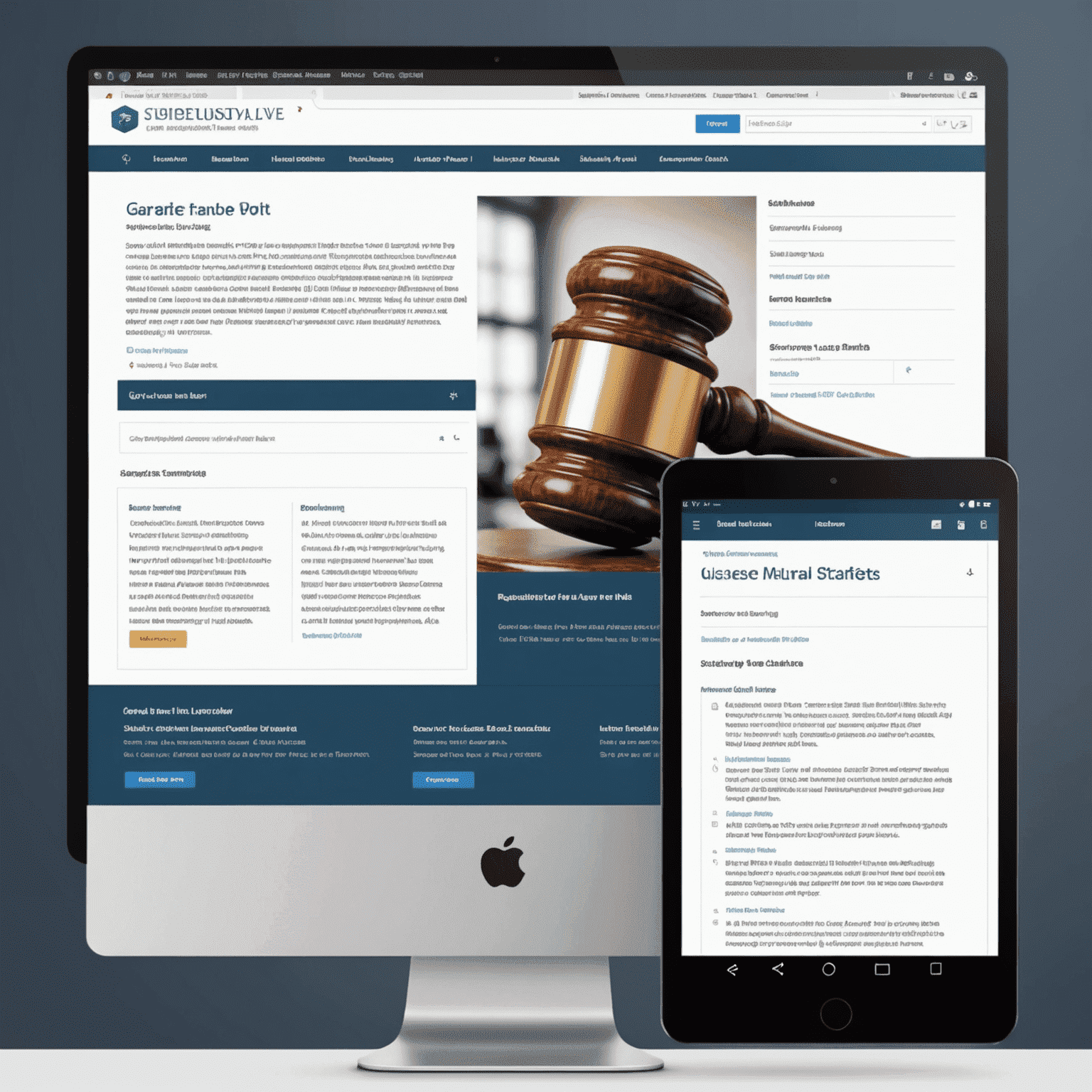 A comprehensive legal research database interface showing search results, case law summaries, and statute references. The interface is clean and modern, with easy-to-navigate sections and a prominent search bar.